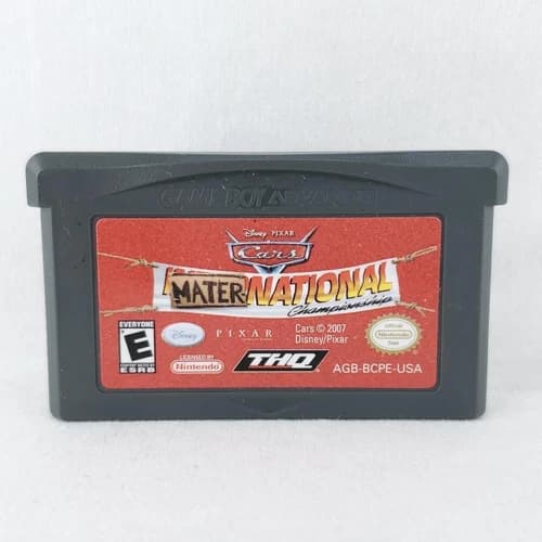 Nintendo Gameboy Advance Mater National Cars Game. (PB1027851)