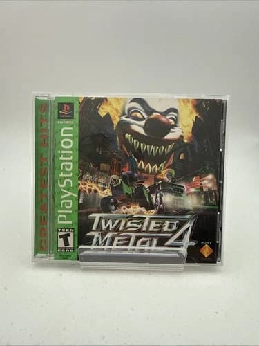 Twisted Metal 4 PS1 PlayStation 1 Complete CIB - Minty Disc - Free Shipping