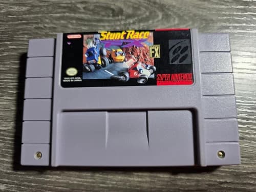 Stunt Race FX (Super Nintendo, 1994) SNES Cart Only Authentic TESTED