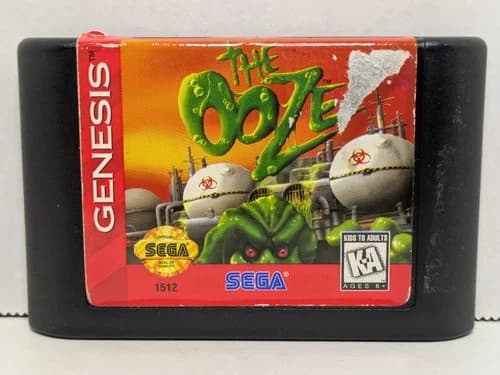 The Ooze (Sega Genesis, 1995) Authentic Tested Working
