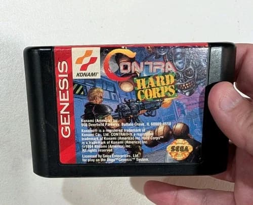 Contra: Hard Corps Sega Genesis, 1994 - Tested Cart Only