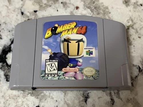 Bomber Man 64 - Nintendo 64 Original Authentic Video Game (N64)