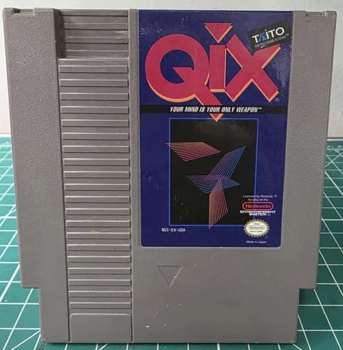 Qix (Nintendo Entertainment System NES, 1991) Tested/Working - Cart Only - RARE!