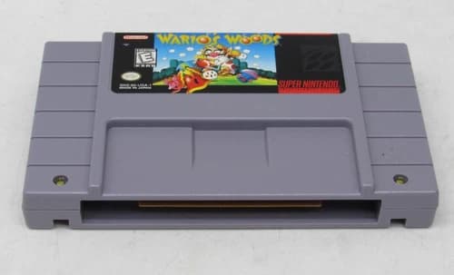 SNES Wario's Woods - Authentic Super Nintendo - Tested & Works - Cartridge Only