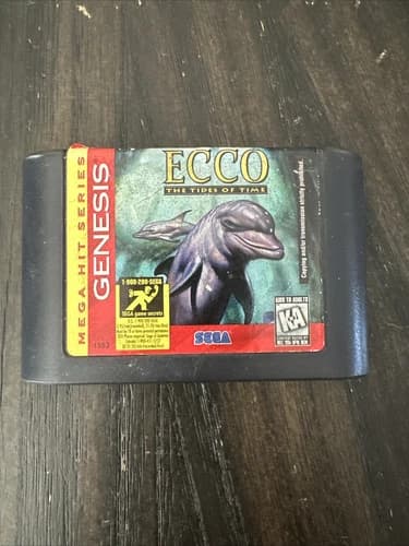 Sega Genesis Game Only Ecco The Tides Of Time B