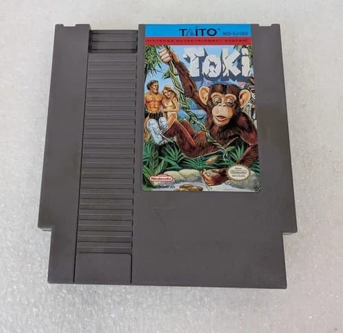 Toki NES Nintendo Entertainment System 1985 Cartridge Only Plays fine