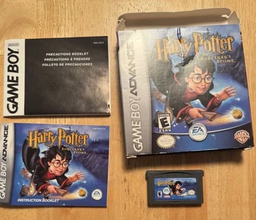 Harry Potter Sorcerer's Stone - Game Boy Advance GBA Complete In Box Tested