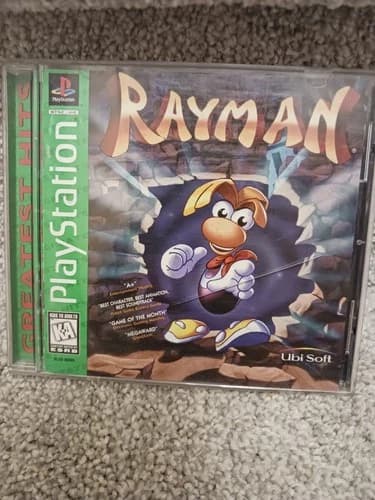 Rayman Sony PlayStation 1 PS1 Greatest Hits CIB COMPLETE - TESTED