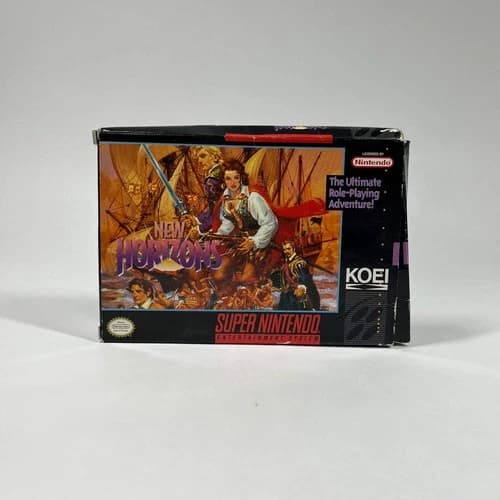 Uncharted Waters New Horizons CIB (Super Nintendo SNES, 1994)