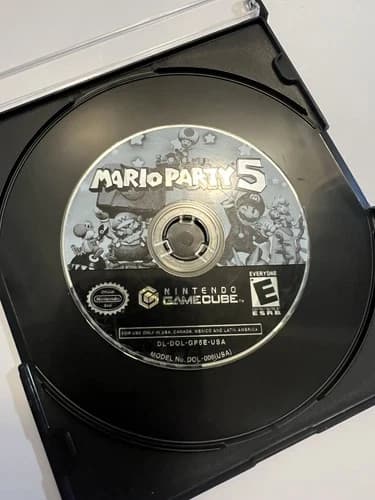 Mario Party 5 (GameCube, 2003) Cleaned & Tested Great Condition