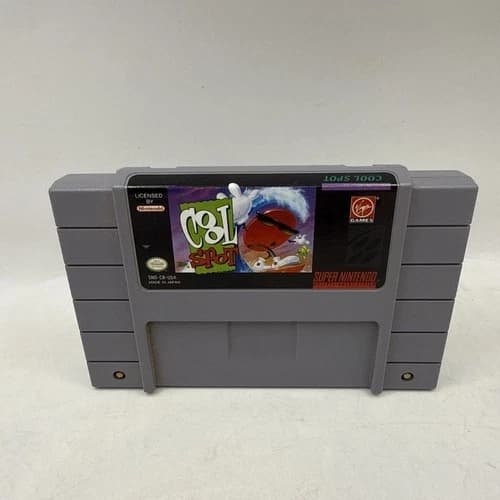Cool Spot (Super Nintendo, SNES 1993) Authentic Tested Excellent Condition
