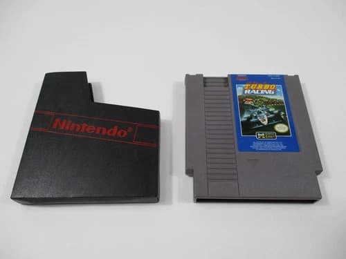 AL UNSER JR.'S TURBO RACING Nintendo NES Game Cartridge Authentic!