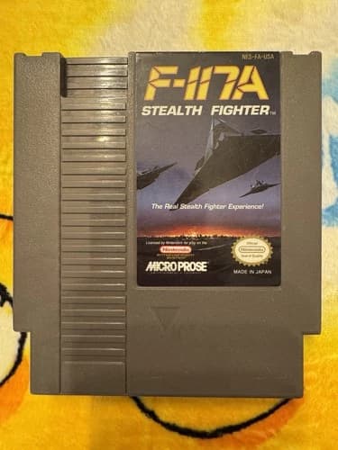F-117A Stealth Fighter NES Nintendo Cartridge