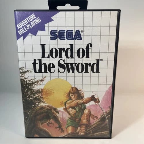 Lord of the Sword (Sega Master System SMS, 1988) CIB Complete w Manual