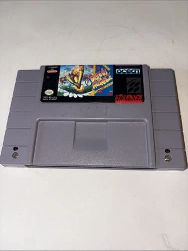 Dennis The Menace (Super Nintendo Entertainment System, 1993) Cartridge tested