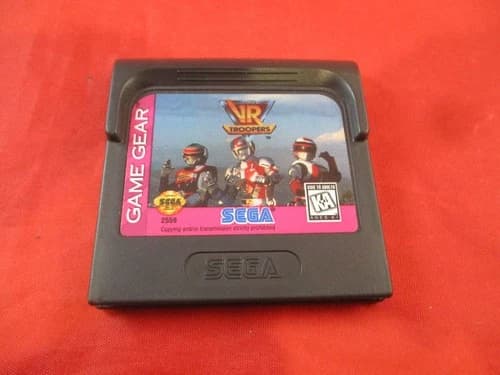 VR Troopers (Sega Game Gear) game WORKS!