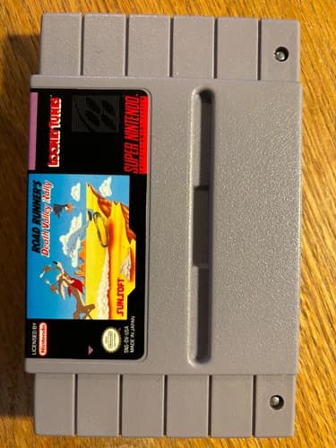 Road Runner’s Death Valley Rally Super Nintendo SNES Authentic Original Tested