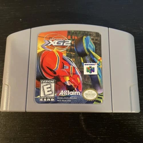Extreme-G 2 XG2 (Nintendo 64 N64, 1998) Authentic. Cart Only