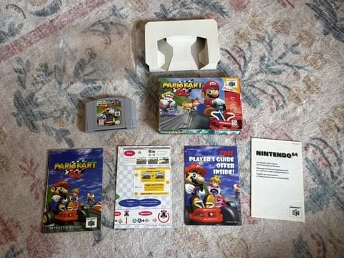 Mario Kart 64 N64 Nintendo 64, 1997 CIB w Manual – Tested