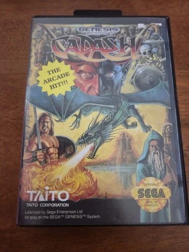 Cadash Sega Genesis CIB Complete With Manual And Box