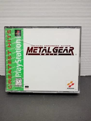 Metal Gear Solid GH Sony PlayStation 1 PS1 CIB Manual with Reg Card VG - Tested