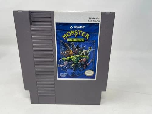 Monster In My Pocket (Nintendo NES, 1992) AUTHENTIC Cartridge Only TESTED!