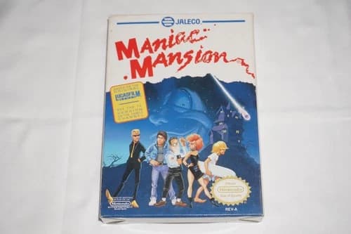 Maniac Mansion (Nintendo NES) Complete in Box CIB