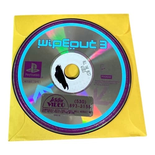 Sony PlayStation 1 PS1 Disc Only Tested Wipeout 3 CF