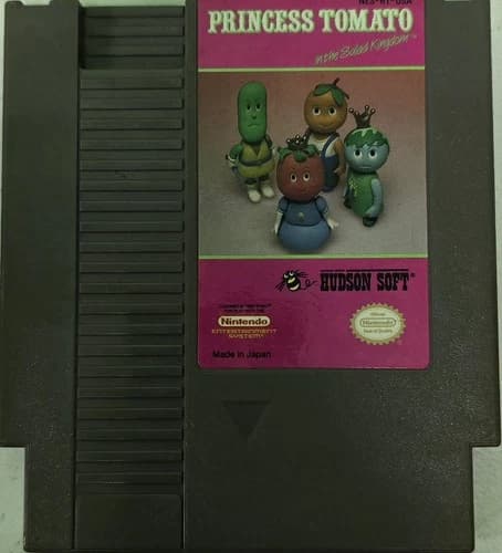 Princess Tomato in the Salad Kingdom Nintendo Entertainment System NES