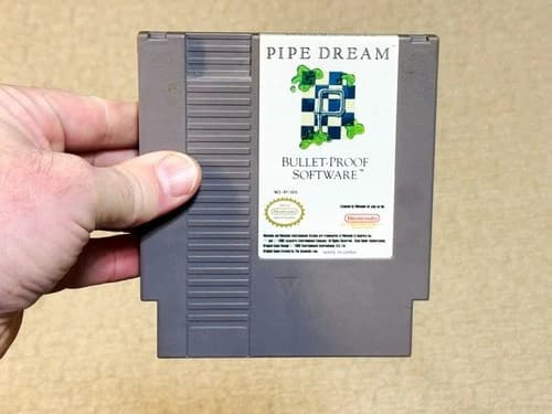 Pipe Dream - Nintendo NES Game Cartridge - Authentic - Tested