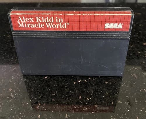 Alex Kidd in Miracle World Sega Master System Game Cartridge Only Tested