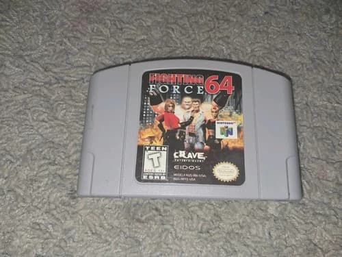 Fighting Force 64 (Nintendo 64 N64) 100% Authentic Clean And Tested Very Good!