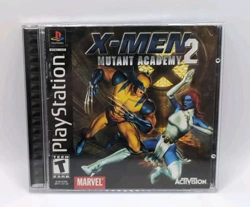 X-Men: Mutant Academy 2 (Sony PlayStation, 2001) PS1