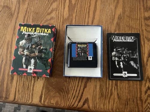 Mike Ditka Power Football. Sega Genesis. Complete. AUTHENTIC. Great Cartridge