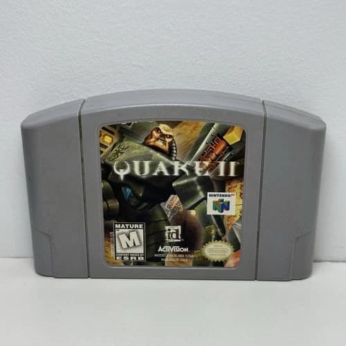 Quake II 2 (Nintendo 64, 1999) N64 Cartridge Authentic Only - READY-TO-PLAY