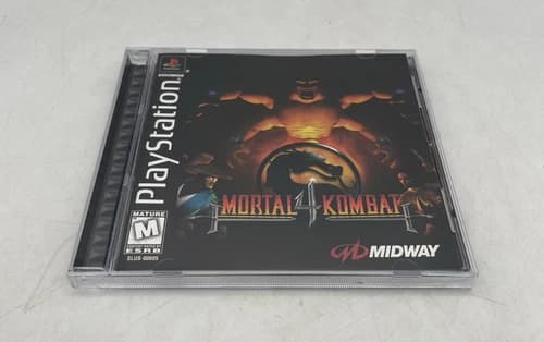 Mortal Kombat 4 (Sony PlayStation 1, 1998) PS1 Complete