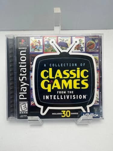 Intellivision Classic Games Sony PlayStation 1 PS1 CIB W/ Manual Tested