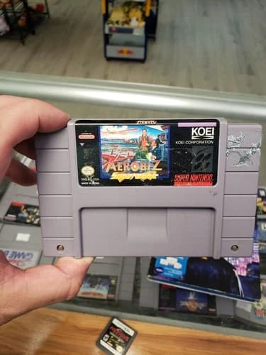 Aerobiz Supersonic (Super Nintendo SNES) Authentic & Tested