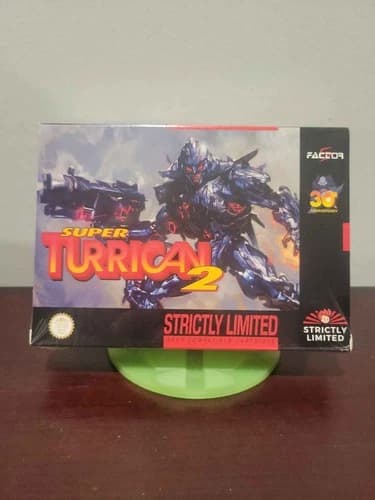 Super Turrican 2 Strictly Games Factor 5 SNES NTSC USA