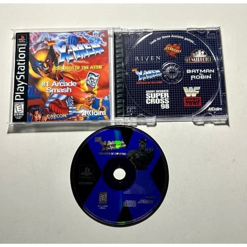 X-men children of the Atom (PS1 PlayStation 1)works CIB w/ registration🔥