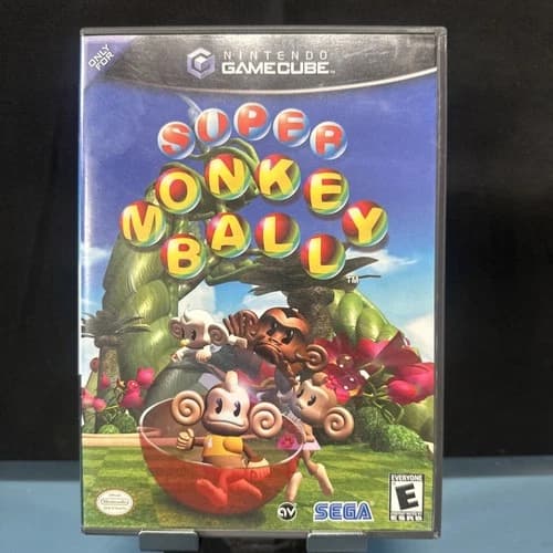 Super Monkey Ball GameCube Complete CIB Tested Working