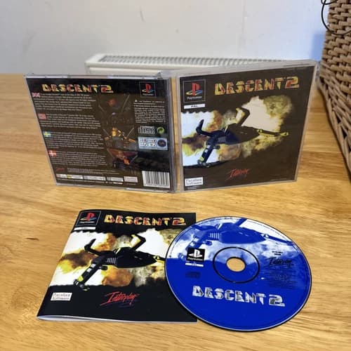 Descent 2 - Sony Playstation 1 - PS1 - Boxed with Manual - Great condition