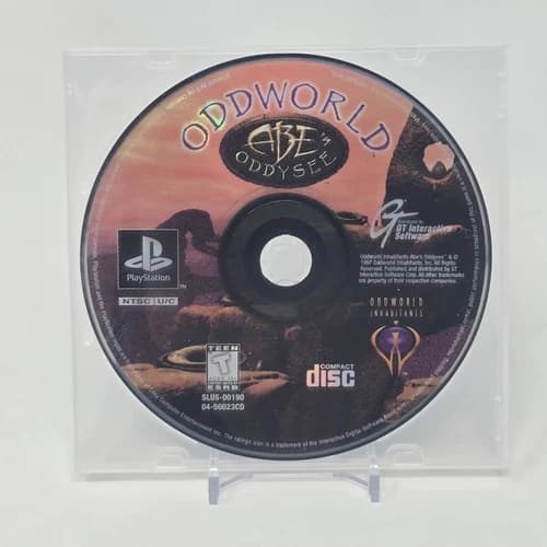 Oddworld: Abe's Oddysee (PlayStation 1 PS1) Black Label Disc TESTED