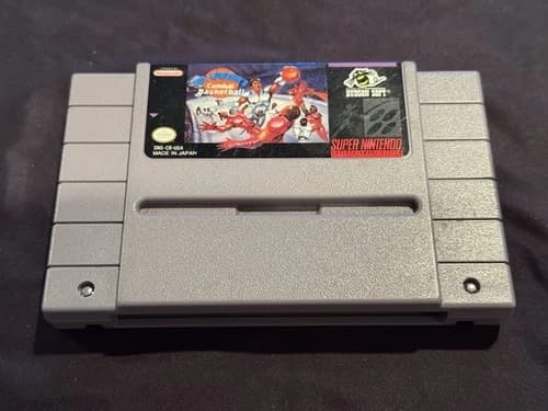 Bill Laimbeer's Combat Basketball (SNES) Tested, Genuine