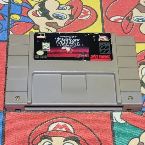 Warlock (Super Nintendo) SNES Authentic/Cleaned/Tested - Action Game