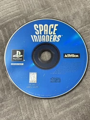 Space Invaders (Sony PlayStation 1 PS1, 1999) Disc Only