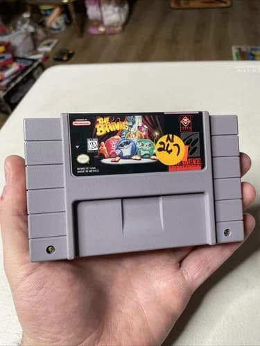 The Brainies (Super Nintendo SNES) Authentic! Tested Working.