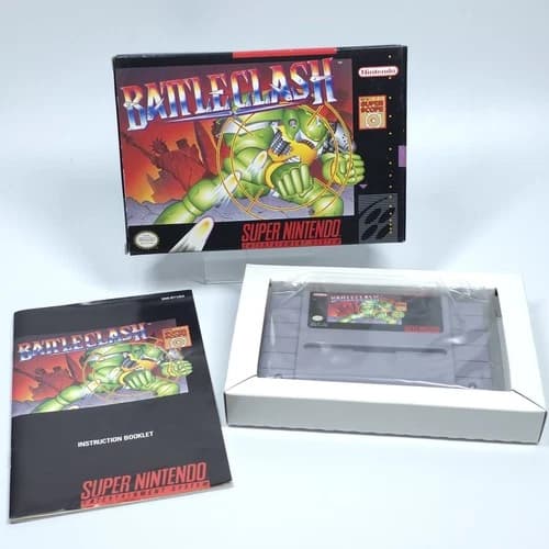 Battle Clash (Super Nintendo, 1992) SNES • Complete w/ Manual • Tested