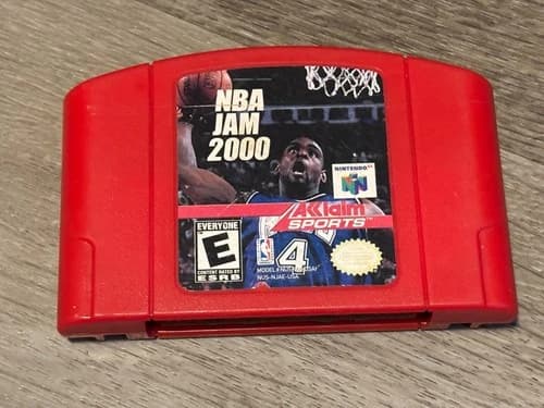 NBA Jam 2000 Nintendo 64 N64 Cleaned & Tested Authentic