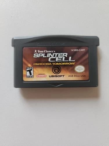 Splinter Cell Pandora Tomorrow for Gameboy Advance GBA (Authentic & Tested)